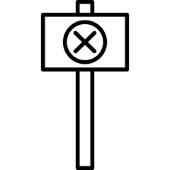 Picket Line Icon