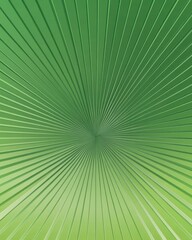 Obraz premium A vibrant green radial pattern created by lines converging towards the center, evoking a sense of motion and freshness.