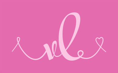 VL initial wedding monogram calligraphy vector illustration. Hand drawn lettering v and l love logo design for valentines day poster, greeting card