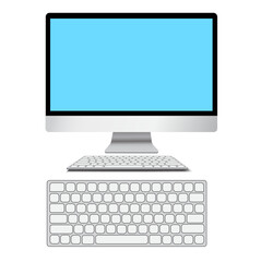 Fototapeta premium Desktop computer
