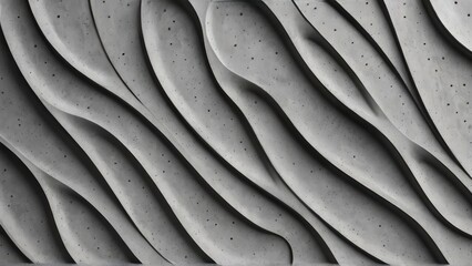 Obraz premium A captivating image of a modern building with a dynamic and abstract concrete facade. Perfect for architecture and design inspiration.