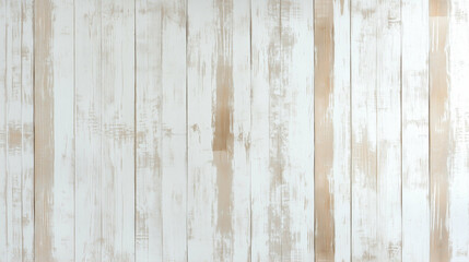 Fototapeta premium Wooden texture background with whitewashed wood panels and rustic finish
