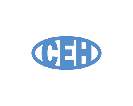 CEH logo design vector template. CEH
