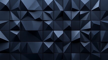 Obraz premium Abstract dark navy blue background with a geometric pattern