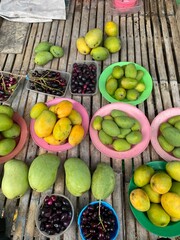 Indonesian tropical fruits 