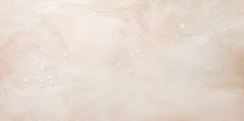 Fototapeta premium A soft, abstract background with subtle stars and a dreamy pastel palette.