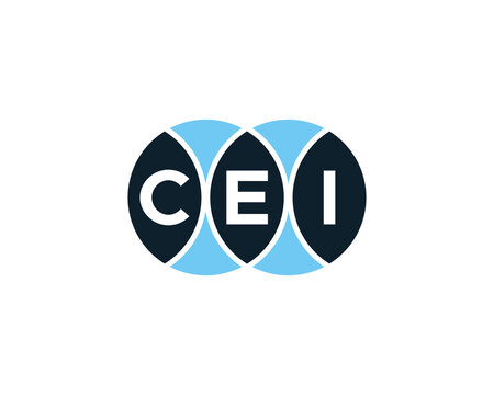 CEI logo design vector template. CEI