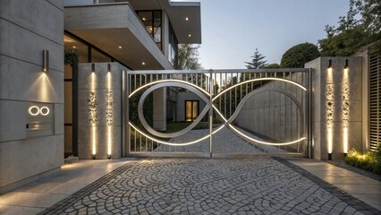 Obraz premium Innovative Gate Solutions for Modern Residences 