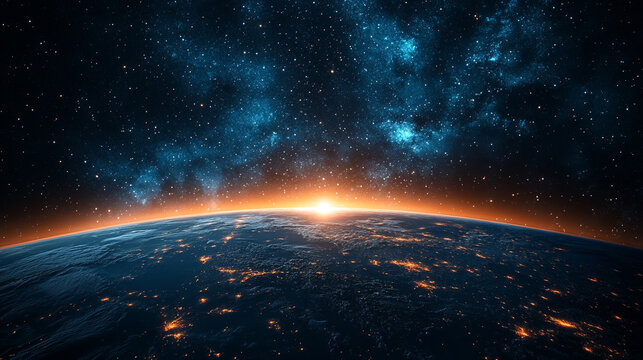 Eco-Friendly Earth Day Social Media Banner with Copy Space and Vibrant Nature-Themed Background