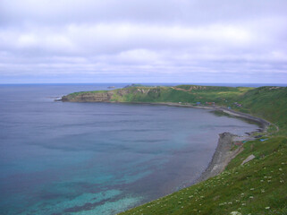 礼文島　岬めぐりコースの風景