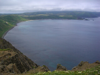 礼文島　岬めぐりコースの風景