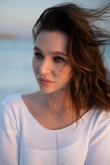 portrait of a white woman