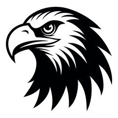 Obraz premium Eagle head vector illustration.