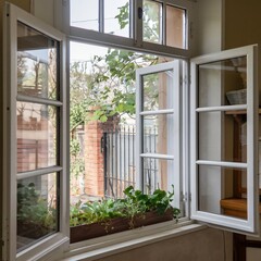 Window. The best image for inspiration on the latest trends in current seasonal designs.