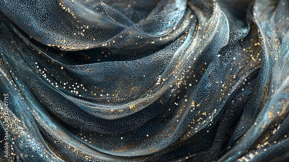 Poster Intricate fabric texture close-up artistic display stunning visuals in a studio environment captivating fabric design