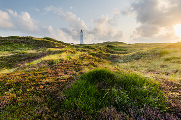 Bl&aring;vandshuk Leuchtturm, Bl&aring;vand, Ribe, D&auml;nemark
