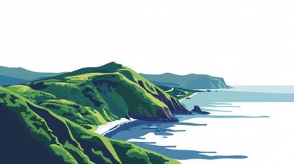 Breathtaking Panoramic View of Cape Kamui Shakotan Peninsula