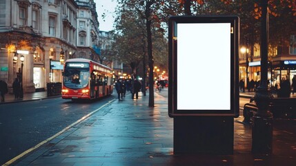 Ideal mockup for artistic concepts and advertising campaigns in an urban landscape.