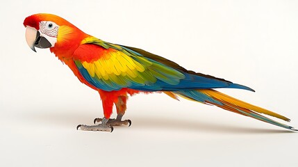 Obraz premium Colorful Macaw Parrot Bird Exotic Wildlife Animal