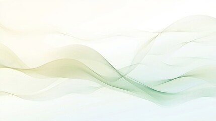 Obraz premium Abstract wave patterns in soft gradients, creating a calming visual effect.