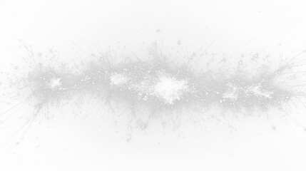 Fototapeta premium Twinkling silver glitter abstract sparks isolated on transparent background, cutout