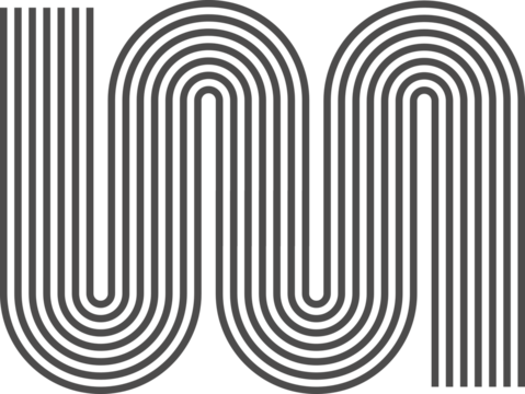Abstract shape with line pattern. Retro geometric waves. Organic graphic element and curved modern figure. Simple minimalistic aesthetic stripe