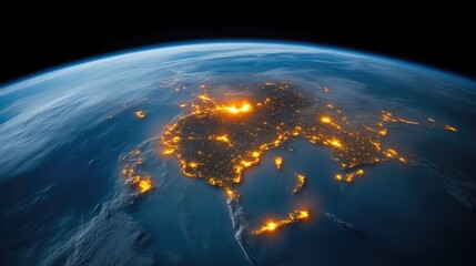 Volcanic Plate Boundary Illuminated from Space