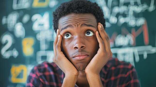 Student Struggling to Solve Complex Math Problem with Confusion