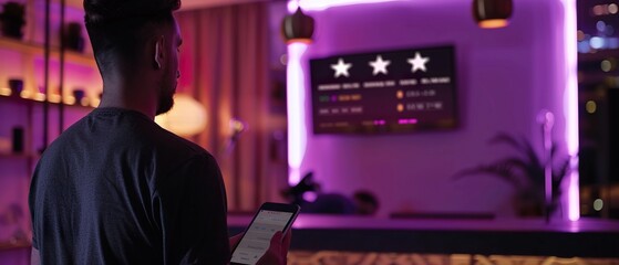 Obraz premium Customer Satisfaction Survey: Mobile App User Rating for Service Excellence