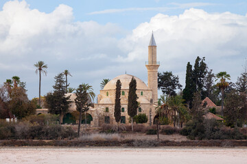 Obraz premium Hala Sultan Tekke in Larnaca