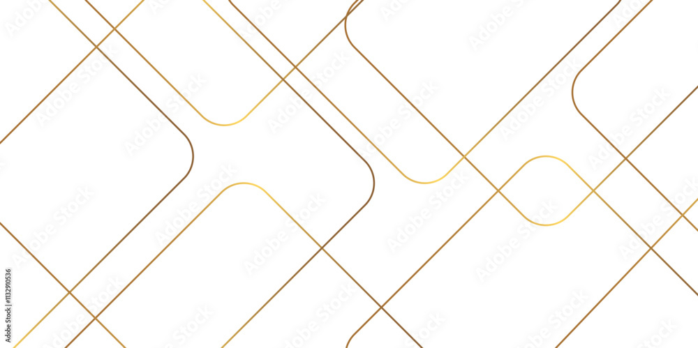 Leinwandbilder Abstract background golden square stock line background. abstract artistic of geometric background Gold gradient abstract seamless vector pattern. Minimal style website banner, decoration Vector.	