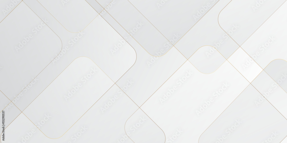 Aufkleber abstract grey and white geometric stylish modern background design. different square shapes with gol