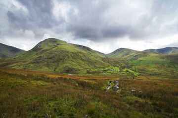 Fototapeta premium Picturesque mountains in Eryri National Park ( Snowdonia ), Wales