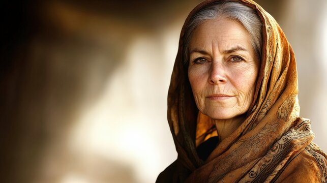 A stunning depiction of Naomi, Ruth's mother-in-law from the Bible.