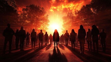 Fototapeta premium The Remnant of Believers Standing Strong in Faith