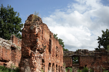 Fototapeta premium ruins of the old castle