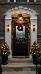 entrance to the church