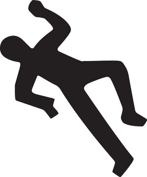black outline body crime scene clip art preview