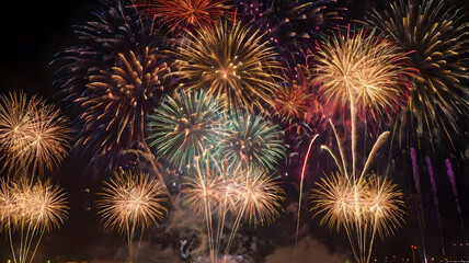 New Year fireworks display