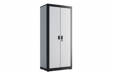 This transparent and isolated storage cabinet features a minimalist design, perfect for organizing any space. It provides easy access to contents while maintaining a sleek appearance suitable for home