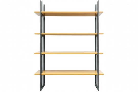 This shelving unit features a sleek, transparent design that complements various interior styles. Ideal for organizing books, decorative items, or plants, it enhances any living space with its contemp