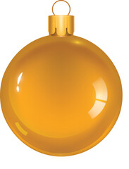 Festive Christmas white and gold baubles