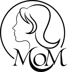 silhouette of a woman with hair