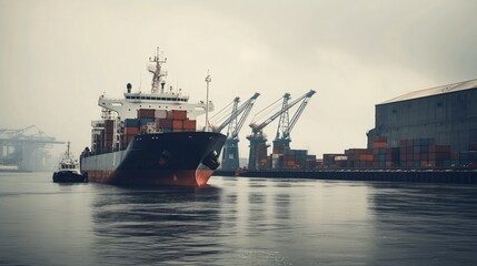 container cargo freight ship