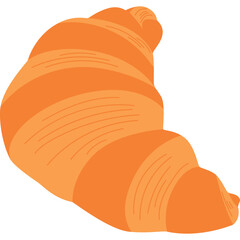 Croissant Flat Illustration