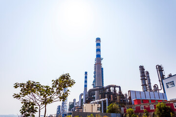 oil refinery plant