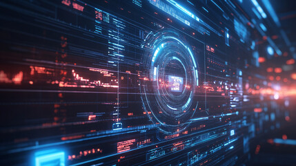 Obraz premium A cyber sports video analysis icon with playback features, representing online platforms for reviewing athletic performances. 