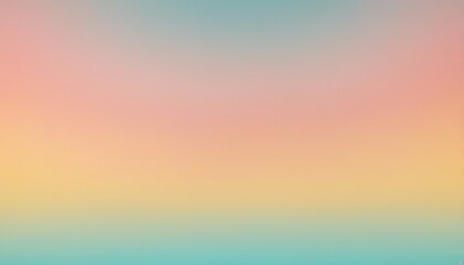 Obraz premium sky blue yellow and red grainy background Pastel gradient background grainy blue yellow pink light colors noise texture.6