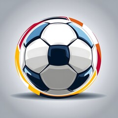 Obraz premium vector art soccer ball