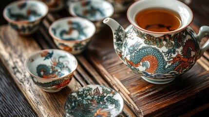 Elegant tea ceremony demonstration traditional setting photography cozy environment close-up perspective cultural appreciation